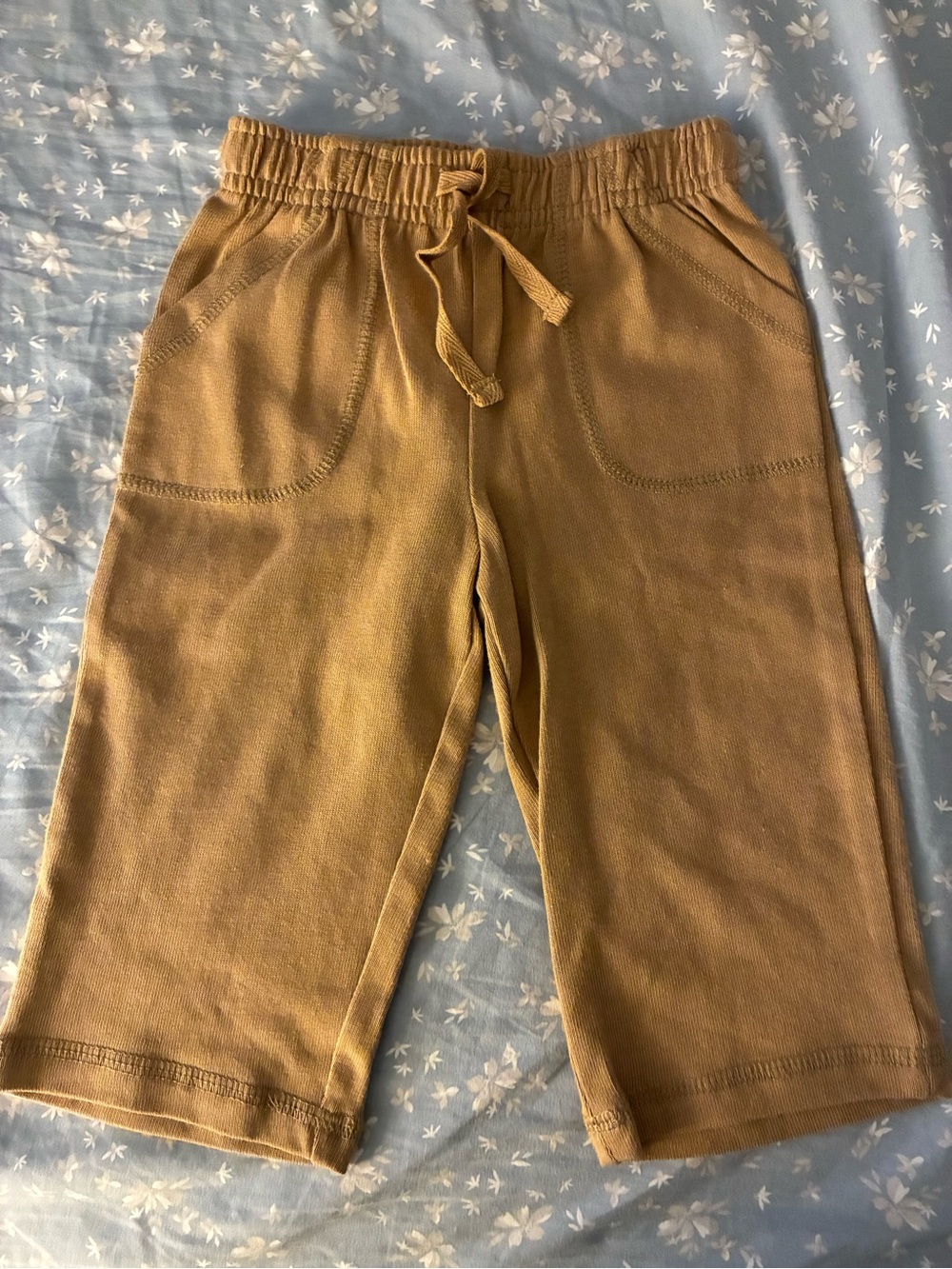greendog Kids Drawstring Tan Pants